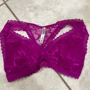 Urban Outfitters Magenta Lace Bralette
